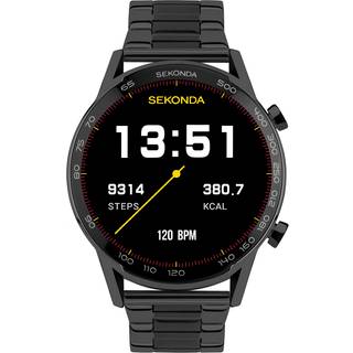 Sekonda Active Plus 30177.00 - Herre - 45 mm - Smartwatch - Quartz m. Oplader - Mineralglas