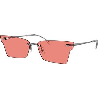 Ray - Ban Unisex RB3730 XIME 004/84 Solbriller Metal Grå Rosa Geometrisk Normal