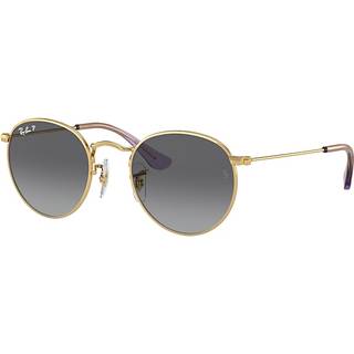 Ray-Ban Børn RJ9547S Junior Round Polarized 292/T3 44 Solbriller Børn Guld - Gold - 44mm
