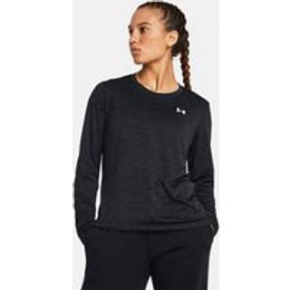 Langærmet T-shirt Under Armour Tech LS Crew Twist-BLK 1384226-001 Størrelse S