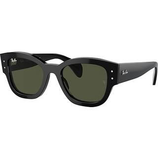 Ray - Ban Unisex RB7681S JORGE 901/31 Solbriller Acetat Sort Grøn Firkantet Normal