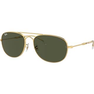 Ray - Ban Unisex RB3735 BAIN BRIDGE 001/31 Solbriller Metal Guld Grøn Pilot Normal