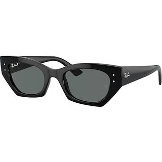 Ray-Ban RB4430F Zena Asian Fit Polarized 667781 52 Solbriller Mænd Black - Black - 52mm