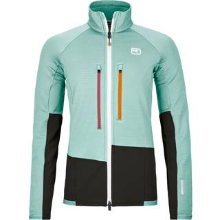 Ortovox Women's Fleece Rib Jacket Fleecejakke Damer størrelse L farve turkis