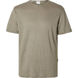 SLHBET LINEN SS O-NECK TEE