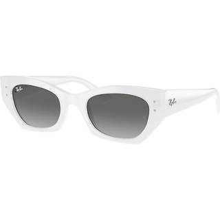 Ray-Ban RB4430F Zena Asian Fit 675911 52 Solbriller Mænd Hvid - White Snow - 52mm
