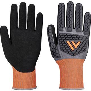 Portwest CT46 CT Cut D18 Nitril slaghandske Grå/Sort XS