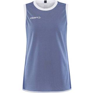 Craft 1911110 progress reversible basket singlet w Kvinde Club Cobolt/White L
