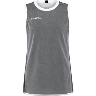 Craft 1911110 progress reversible basket singlet w Kvinde Black/White 2XL