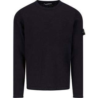 Stone Island Compass cotton-blend sweater - black - EU 52