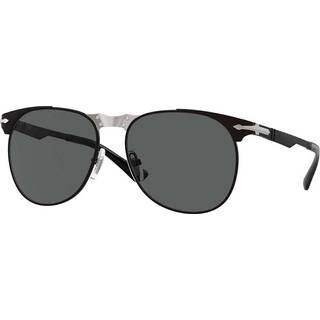 Persol PO1016S 1078B1 55 Solbriller Mænd Black - Silver - 55mm