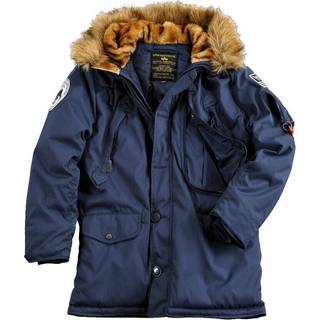 ALPHA INDUSTRIES Herren Jacken blau unifarben