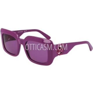 LONGCHAMP Kvinde LO753S 500 Solbriller Acetat Violet Firkantet Normal Normal
