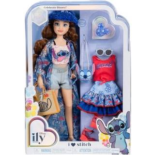 Disney Ily 4ever Dolls Disney 100-Stitch 11.5 """" Tall med 13 point artikulation To komplette mix-and-match-tøj og glittery mickey ring til dig!