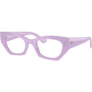 Ray - Ban Unisex RX7330 ZENA 8346 Optiske stel Injiceret Violet Transparent Geometrisk Normal