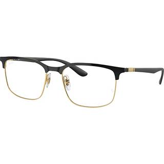Ray - Ban Unisex Ray - Ban RX6518 2890 Optiske stel Metal Sort Transparent Firkantet Normal