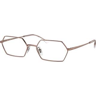 Ray - Ban Unisex RX6528 YEVI 2943 Optiske stel Metal Bronze Transparent Geometrisk Normal