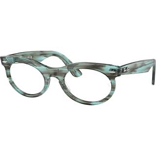 Ray-Ban RX2242V Wayfarer Oval 8362 50 Briller Mænd Grøn - Striped Transparent Green - 50mm