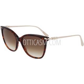 LONGCHAMP Kvinde LO757S 242 Solbriller Acetat Havana Firkantet Normal Normal