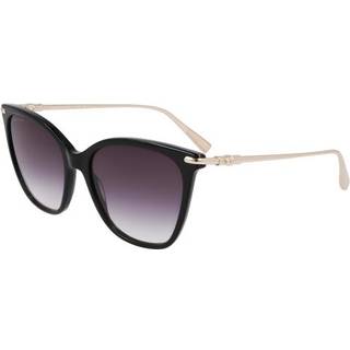 LONGCHAMP Kvinde LO757S 001 Solbriller Acetat Sort Firkantet Normal Normal