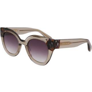 LONGCHAMP Kvinde LO750S 311 Solbriller Acetat Grøn Rund Normal Normal
