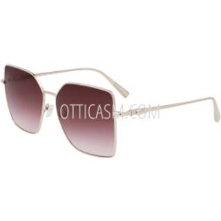 LONGCHAMP Kvinde LO173S 727 Solbriller Metal Guld Sommerfugl Normal Normal