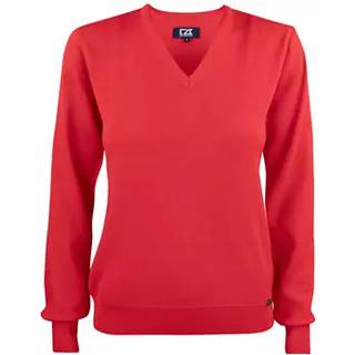 Cutter & Buck 355431 Everett V-neck Ladies Bright Red XL