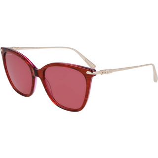 LONGCHAMP Kvinde LO757S 607 Solbriller Acetat Rød Firkantet Normal Normal