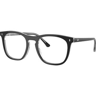 Ray - Ban Unisex RX2210V 8367 Optiske stel Acetat Grå Transparent Firkantet Normal