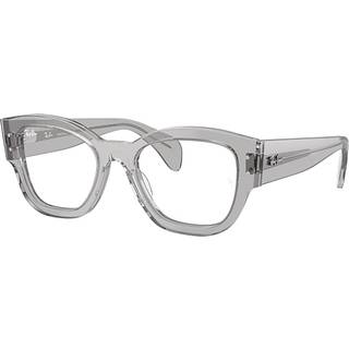 Ray - Ban Unisex RX7681V JORGE 2102 Optiske stel Acetat Grå Transparent Firkantet Normal