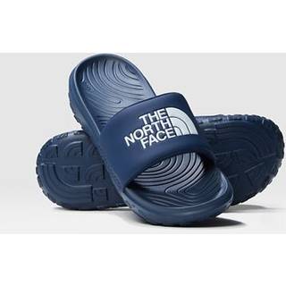 The North Face Never Stop Cush Slide - Str. 43, Blå - Komfortable Herresko til Strand & Hverdag