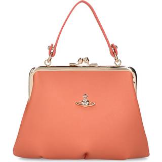 Vivienne Westwood Granny Saffiano Biogreen Frame Håndtaske orange