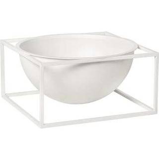 Audo Copenhagen Kubus Bowl Centerpiece Large White - Serveringsskåle Hvid - 71068-000567