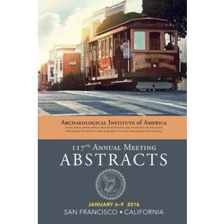 Archaeological Institute of America 117th Annual Meeting Abstracts, Volume 39