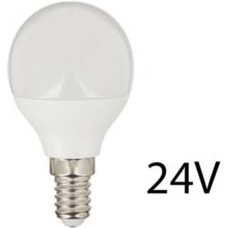 LEDlife 2W LED pære - P45, E14, 24V DC - Dæmpbar : Ikke dæmpbar, Kulør : Varm