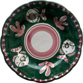 Piccola Home Amalfi Salattallerken 20 Cm - Asietter Keramik Grøn - PT20TV-A-VER-PE
