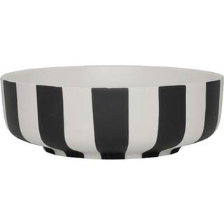 OYOY Toppu skål Ø13 cm Black-white