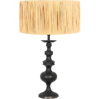 Lyons 3750ZW bordlampe, naturligt fletværk