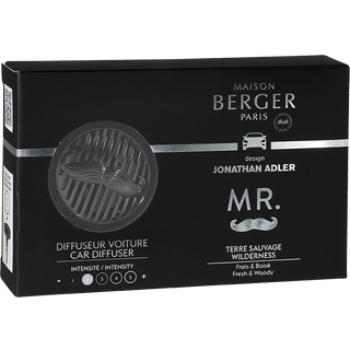 BIL DUFTFRISKER M. WILDERNESS BY JONATHAN ADLER - DIFFUSER + REFILL - MAISON BERGER PARIS - Car diffuser / duft til bil - Maison Berger Paris - StudioBuus