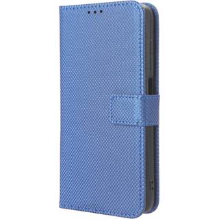 EIDERWOOD Xiaomi Redmi Note 13 Pro (4G) / Poco M6 Pro Læder Flip Cover m. Strop & Tekstur - Blå