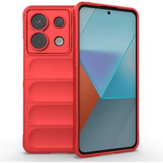 EIDERWOOD Xiaomi Redmi Note 13 Pro (5G) Fleksibelt Plastik Bagside Cover - Rød
