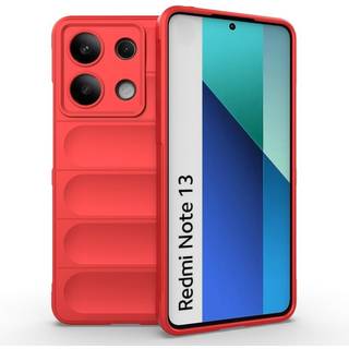 EIDERWOOD Xiaomi Redmi Note 13 (4G) Fleksibelt Plastik Bagside Cover - Rød
