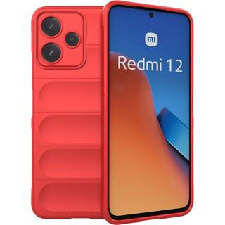 EIDERWOOD Xiaomi Redmi 12 (5G) / Poco M6 Pro (5G) Fleksibelt Plastik Bagside Cover - Rød