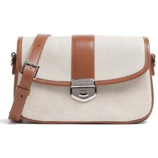 Lancaster Canvas Fia Crossover taske brun/beige