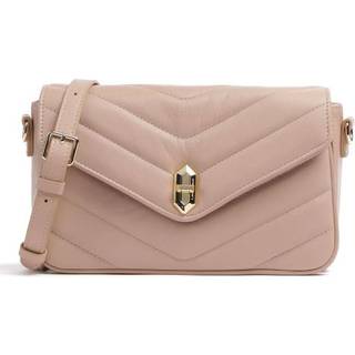 Lancaster Soft Matelassé Crossover taske nude
