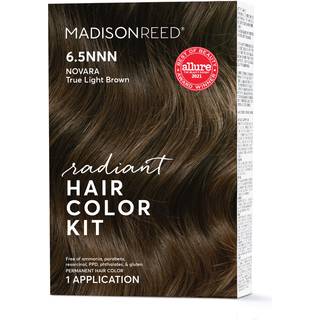 Madison Reed Radiant Hair Color Kit lysebrun til 100% gr? d?kning af resistent gr? h?r ammoniakfri 6,5nnn novara lysebrun permanent h?rfarvepakke