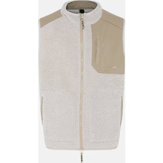 Teddy fleece vest | Polyester | Beige