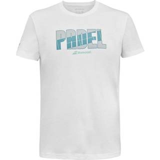 Babolat Padel Cotton Tee White