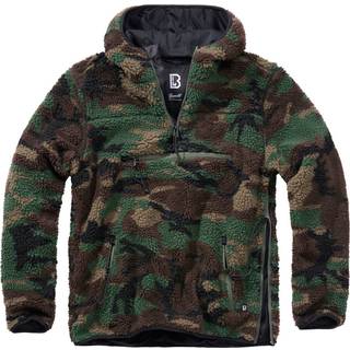 Brandit Teddyfleece Anorak m. Hætte Woodland - 2XL