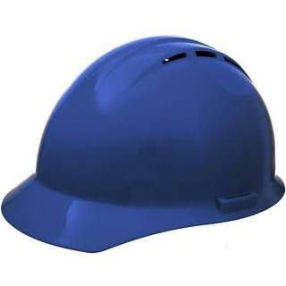 ERB 19456 Americana Vent Cap Style Hard Hat With Mega Ratchet Blue Medium